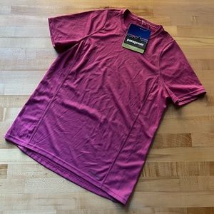 New with Tags! Patagonia Trail Running Slim Fit Fore Runner Shirt Sz S